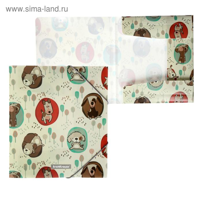 Папка на резинке для тетрадей А5+, 550 мкм, ErichKrause Little Dogs, до 300 листов, с рисунком
Папка на резинке для тетрадей А5+, 550 мкм, ErichKrause Little Dogs, до 300 листов, с рисунком