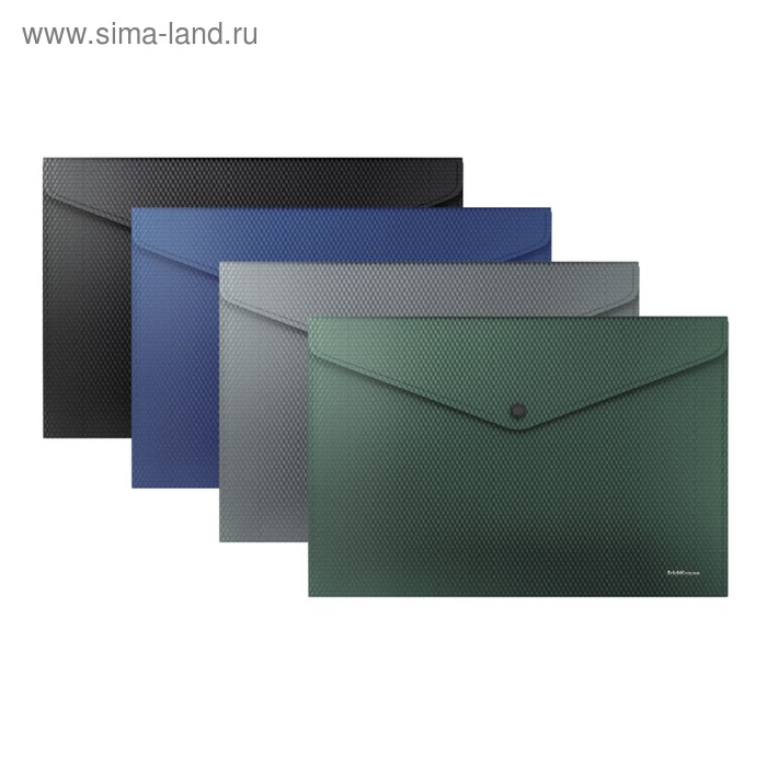 Папка-конверт на кнопке А4, ErichKrause Diamond Original, непрозрачная, микс
Папка-конверт на кнопке А4, ErichKrause Diamond Original, непрозрачная, микс