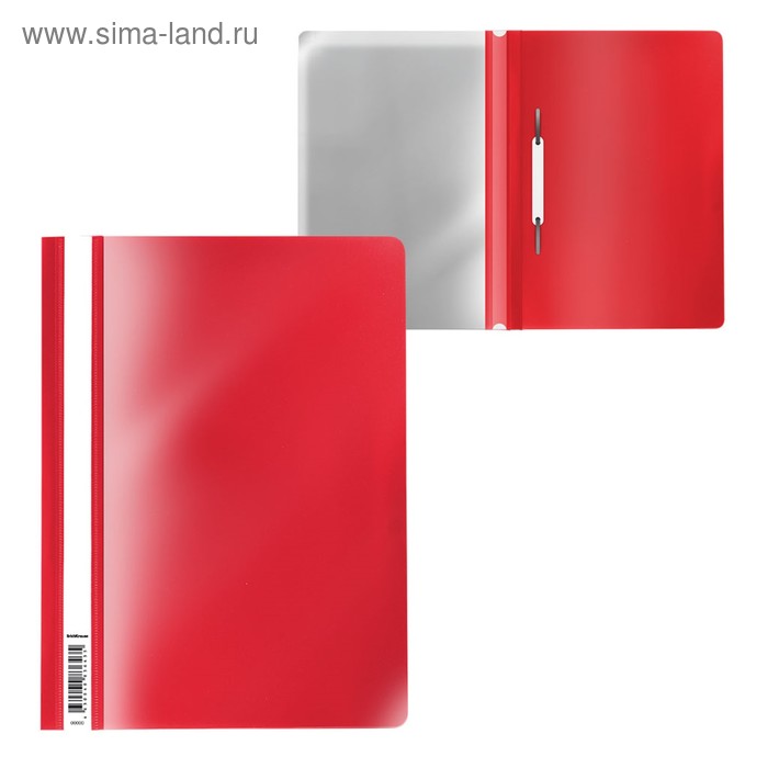 Папка-скоросшиватель A4, ErichKrause Fizzy Classic, красная
Папка-скоросшиватель A4, ErichKrause Fizzy Classic, красная