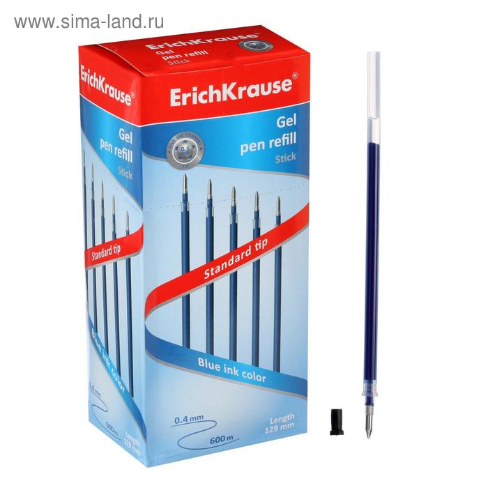 Стержень гелевый 129 мм, ErichKrause "Standard", узел 0.5, чернила синие
Стержень гелевый 129 мм, ErichKrause "Standard", узел 0.5, чернила синие