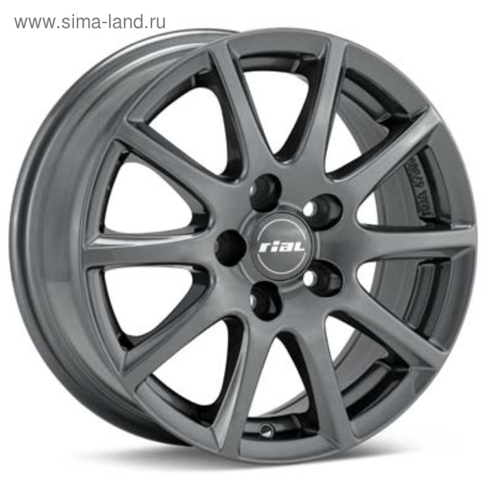 Диск литой Rial Milano 7.5x18 5x114.3 ET39 d70.1 Titanium 
Диск литой Rial Milano 7.5x18 5x114.3 ET39 d70.1 Titanium