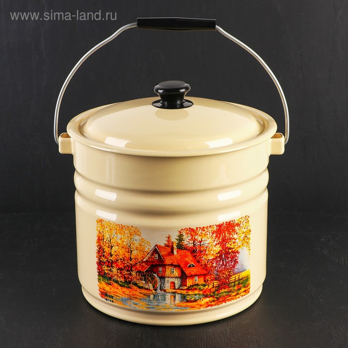 Ведро, 10 л, с крышкой, деколь МИКС, цвет слоновая кость
Ведро, 10 л, с крышкой, деколь МИКС, цвет слоновая кость