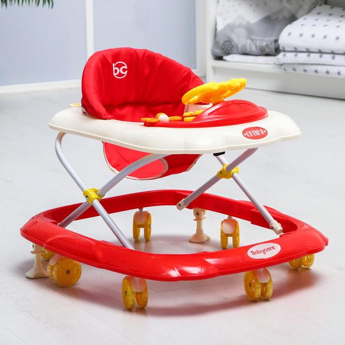 Ходунки Optima, красный, игровая панель, 7 колёс
Ходунки Optima, красный, игровая панель, 7 колёс