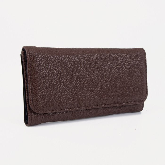 Кошелёк на кнопке, цвет коричневый
Кошелёк на кнопке, цвет коричневый