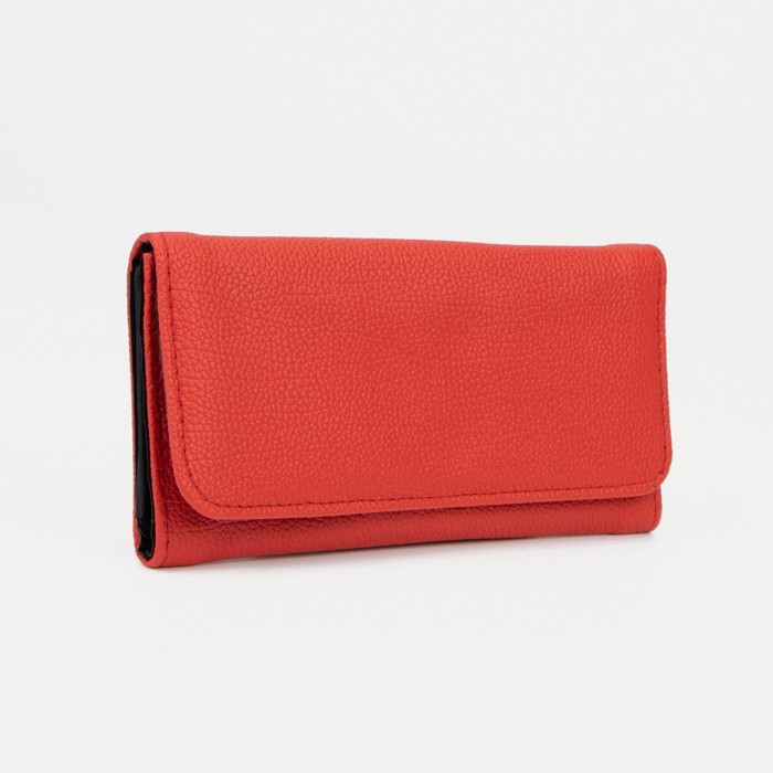 Кошелёк на кнопке, цвет красный
Кошелёк на кнопке, цвет красный