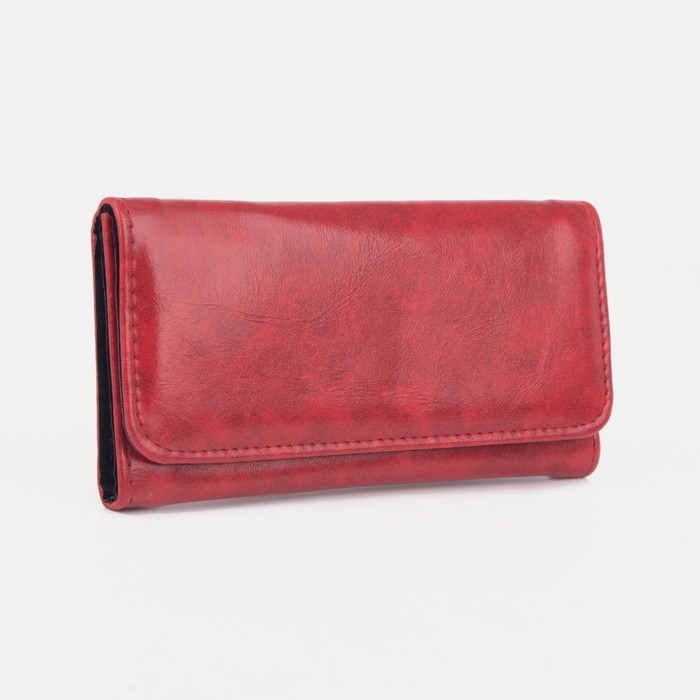 Кошелёк на кнопке, цвет красный
Кошелёк на кнопке, цвет красный