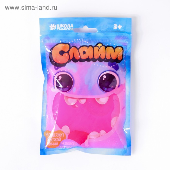 Слайм СТЕКЛО розовый неон, 100 г в дой-паке
Слайм СТЕКЛО розовый неон, 100 г в дой-паке