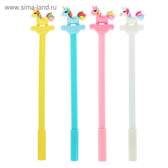 Ручка гелевая-прикол, МИКС, "Единорог"
Ручка гелевая-прикол, МИКС, "Единорог"