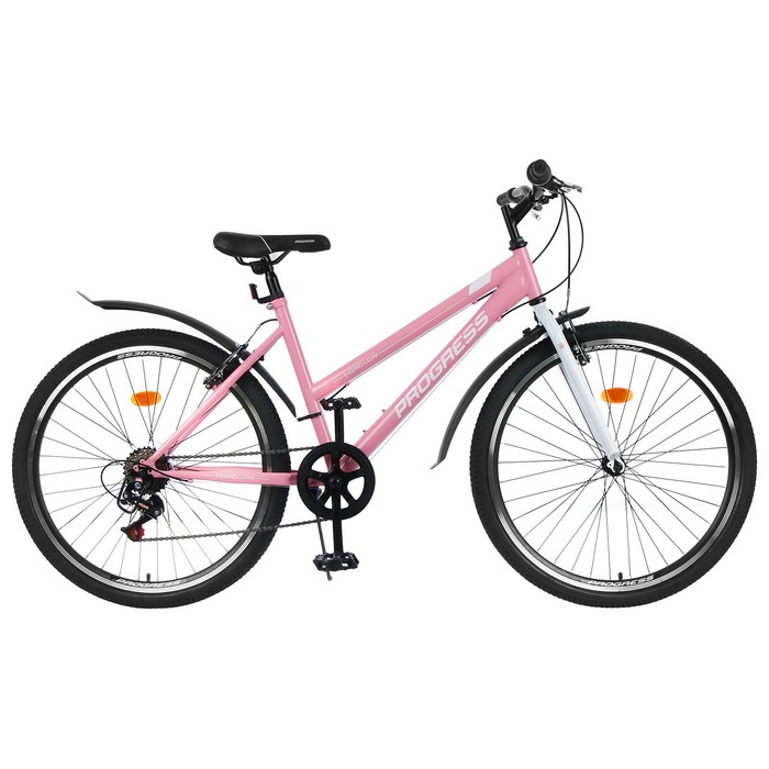 фото Велосипед 26" progress ingrid low, цвет розовый/белый, размер 17"