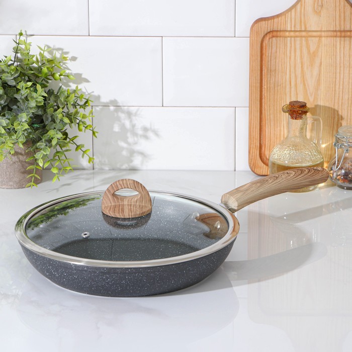 Сковорода кованая Huochu, d=26 см, стеклянная крышка, пластиковая ручка, индукция, антипригарное покрытие, цвет серый
Сковорода кованая Huochu, d=26 см, стеклянная крышка, пластиковая ручка, индукция, антипригарное покрытие, цвет серый