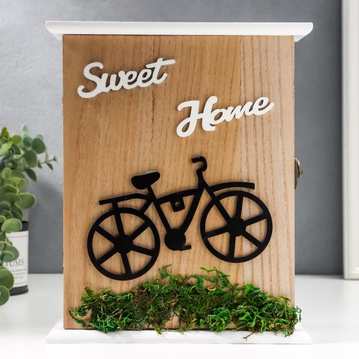 Ключница дерево 6 крючков "Велосипед на траве" 25,7х6х19 см
Ключница дерево 6 крючков "Велосипед на траве" 25,7х6х19 см