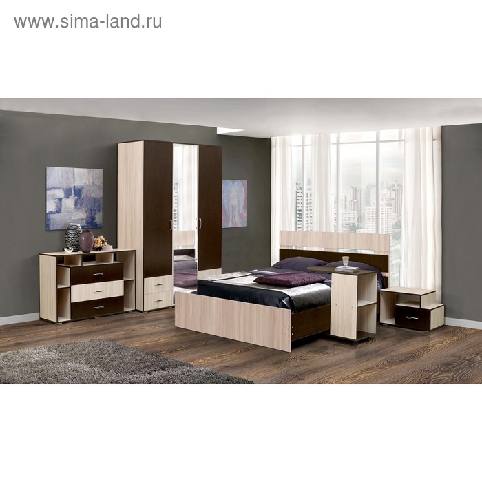 Спальня «Венеция 10», кровать 140 × 200 см, шкаф 3-х дверный, 2 тумбочки, комод, столик
Спальня «Венеция 10», кровать 140 × 200 см, шкаф 3-х дверный, 2 тумбочки, комод, столик