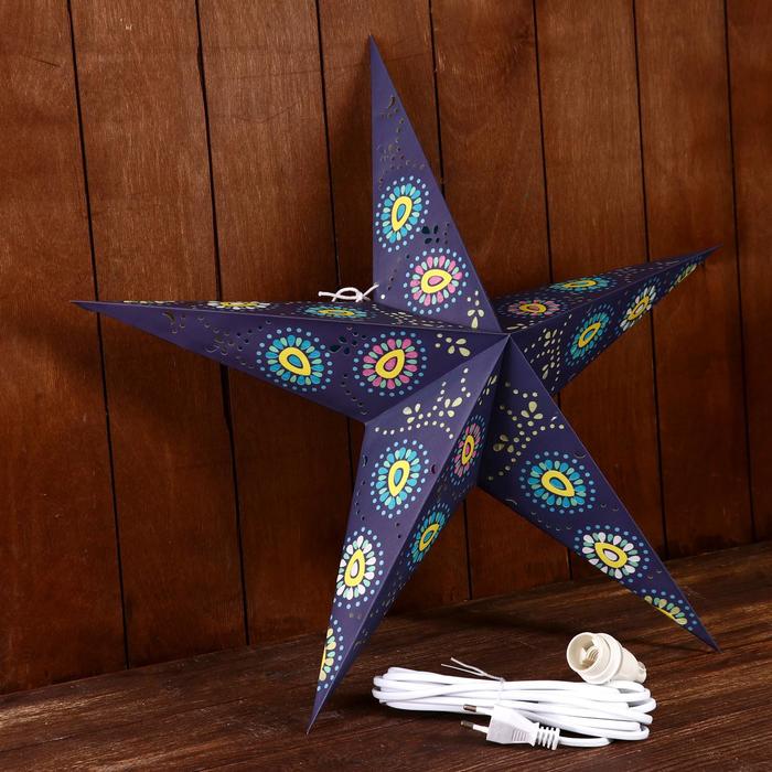 Светильник бумажный "Звезда" 1х25Вт Е14 цветочки 60х55х24 см
Светильник бумажный "Звезда" 1х25Вт Е14 цветочки 60х55х24 см