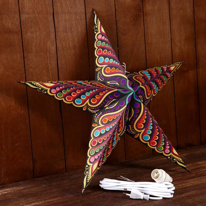 Светильник бумажный "Звезда" 1х25Вт Е14 разноцветный 60х55х24 см
Светильник бумажный "Звезда" 1х25Вт Е14 разноцветный 60х55х24 см