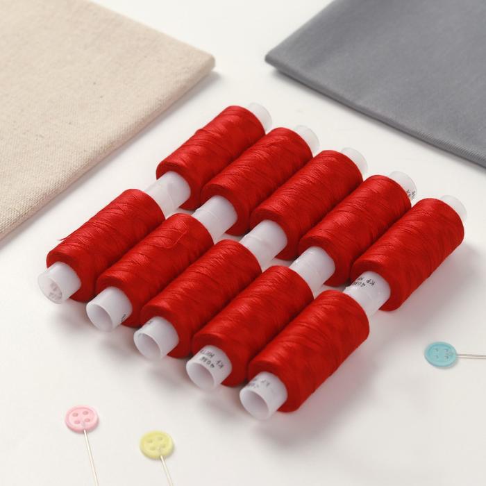 Набор ниток 40ЛШ, 200 м, 10 шт, цвет красный
Набор ниток 40ЛШ, 200 м, 10 шт, цвет красный