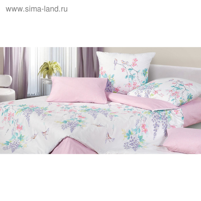 Постельное бельё евро «Колибри», размер 220х240 см, 200х220 см, 50х70 см - 2 шт
Постельное бельё евро «Колибри», размер 220х240 см, 200х220 см, 50х70 см - 2 шт