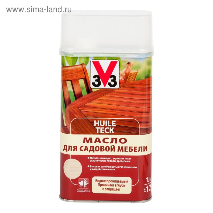 V33 Масло для садовой мебели 1л.
V33 Масло для садовой мебели 1л.