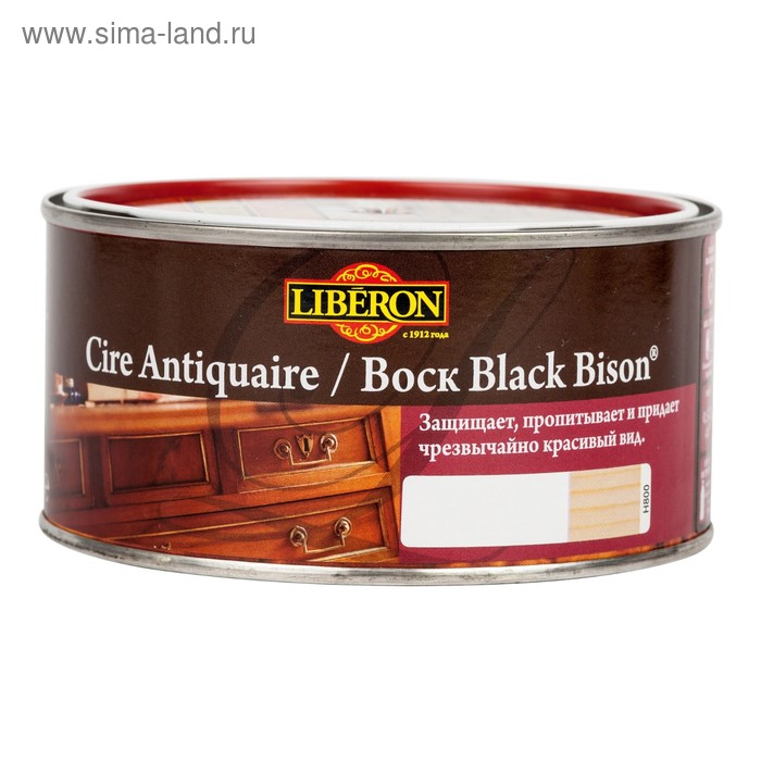 LIBERON Воск в банке Дуб Светлый 500мл.
LIBERON Воск в банке Дуб Светлый 500мл.