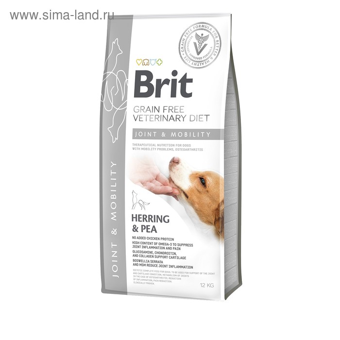 Сухой корм Brit VDD Mobility для собак, при заболеваниях суставов, 12 кг
Сухой корм Brit VDD Mobility для собак, при заболеваниях суставов, 12 кг