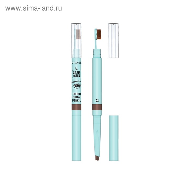 Карандаш для бровей Divage TURBO Selfie Queen № 02
Карандаш для бровей Divage TURBO Selfie Queen № 02