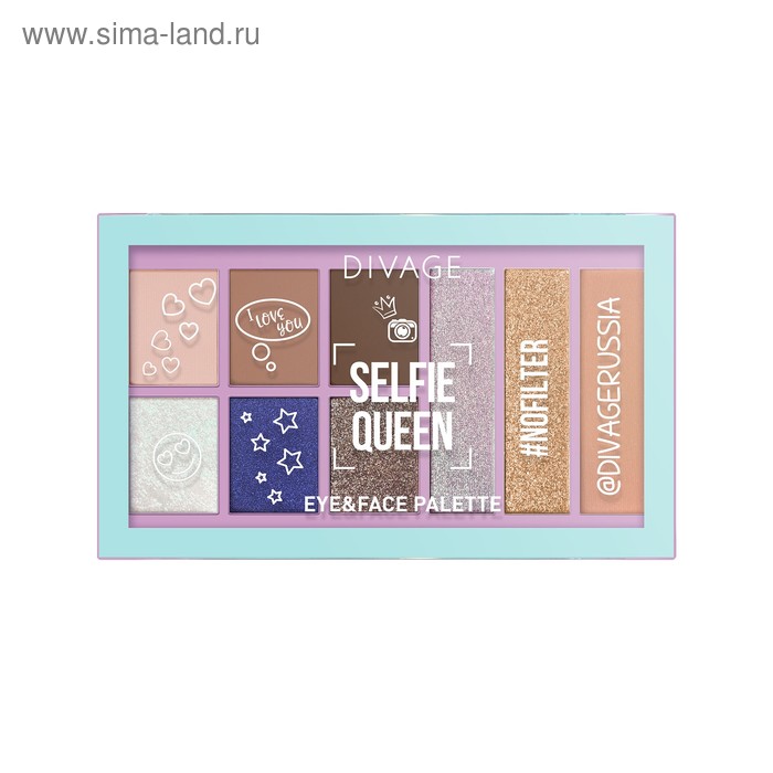 Палетка теней для век Divage Selfie Queen № 01
Палетка теней для век Divage Selfie Queen № 01