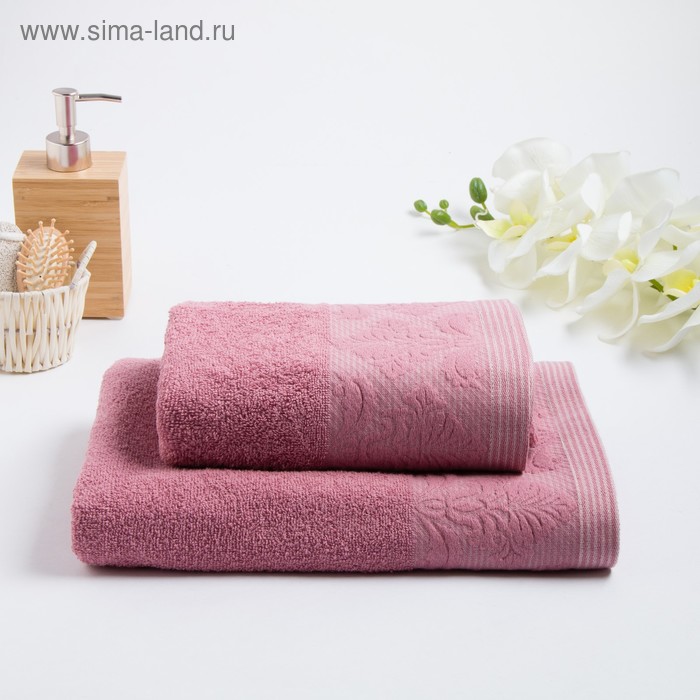 Комплект махровых полотенец «VENEZIA» 50х90, 70х130 см, цвет черника
Комплект махровых полотенец «VENEZIA» 50х90, 70х130 см, цвет черника