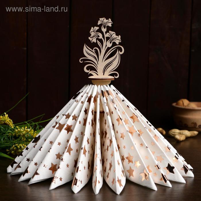 Салфетница «Колокольчики», 22×12×0,3 см 
Салфетница «Колокольчики», 22×12×0,3 см