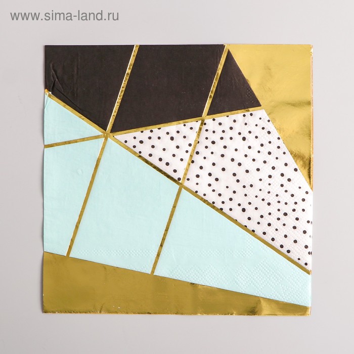 Салфетки бумажные «Мятная роскошь», набор 6 шт., 33х33 см
Салфетки бумажные «Мятная роскошь», набор 6 шт., 33х33 см