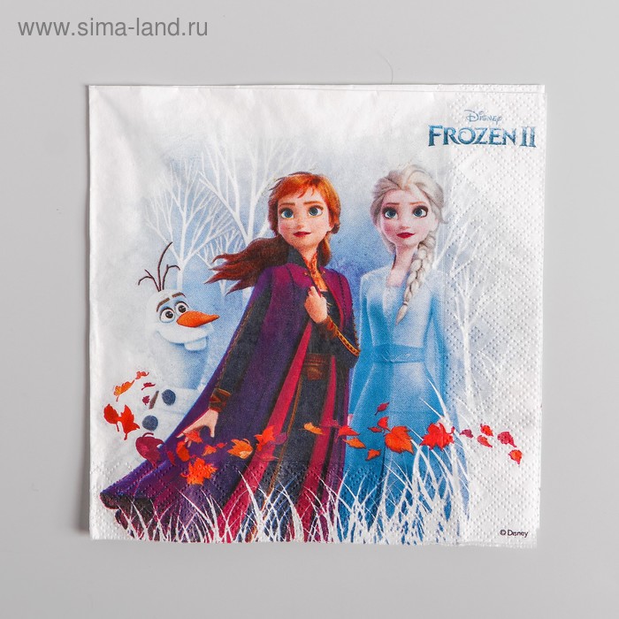 Салфетки бумажные «Холодное сердце», набор 20 шт., 33х33 см
Салфетки бумажные «Холодное сердце», набор 20 шт., 33х33 см