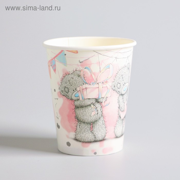 Стакан бумажный Me To You, набор 6 шт., акварель, 250 мл
Стакан бумажный Me To You, набор 6 шт., акварель, 250 мл