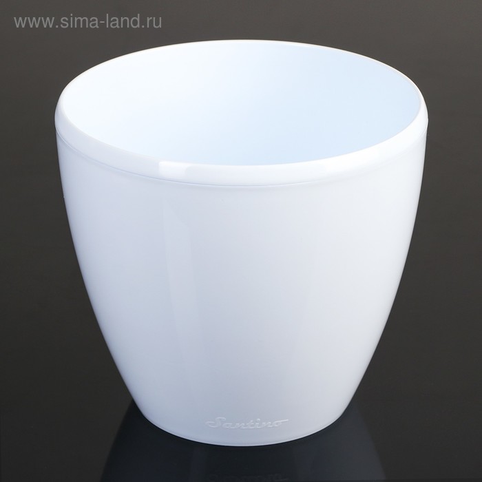 Кашпо со вставкой «Деко Твин», 2,5 л, цвет белый 
Кашпо со вставкой «Деко Твин», 2,5 л, цвет белый