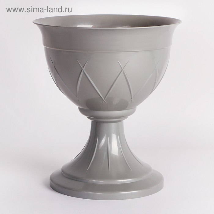 Вазон на ножке «Лилия», 6 л, цвет дымчатый серый
Вазон на ножке «Лилия», 6 л, цвет дымчатый серый