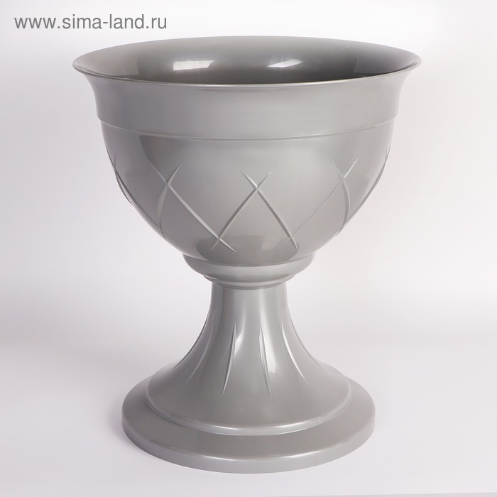 Вазон на ножке «Лилия», 14 л, цвет дымчатый серый
Вазон на ножке «Лилия», 14 л, цвет дымчатый серый