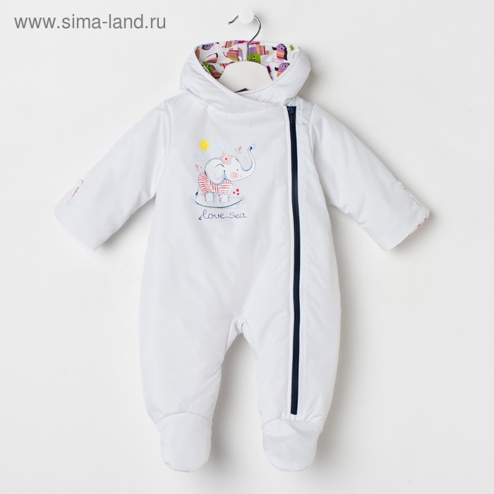 Комбинезон детский, цвет белый/принт МИКС, рост 74 см
Комбинезон детский, цвет белый/принт МИКС, рост 74 см