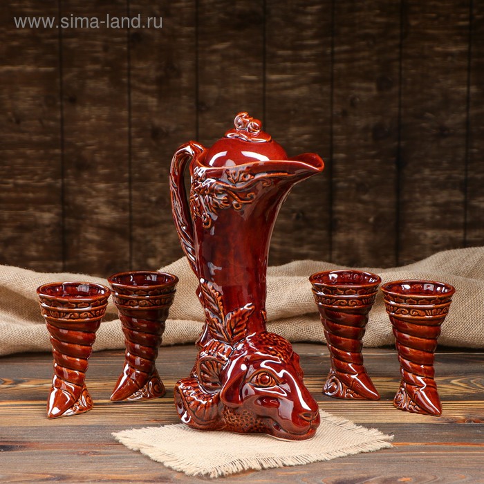 Набор для напитков "Баран", 5 предметов, 1/0.2 л
Набор для напитков "Баран", 5 предметов, 1/0.2 л