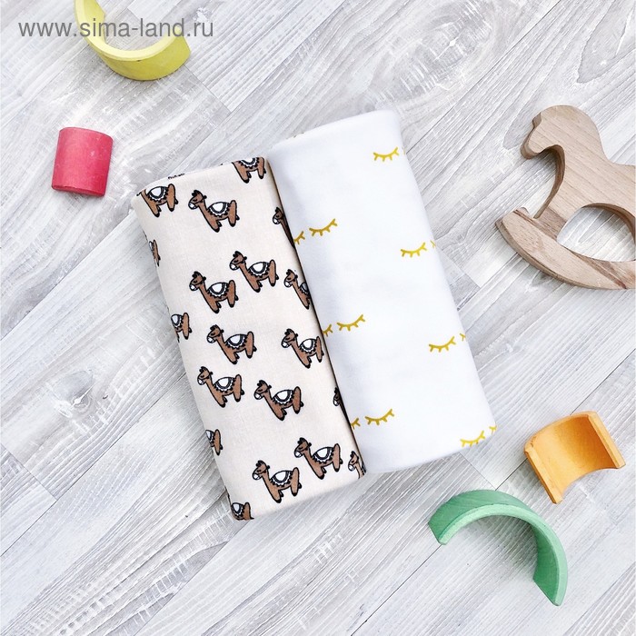 Набор пелёнок, размер 85 × 120 см-2 шт, принт лошадки/глазки
Набор пелёнок, размер 85 × 120 см-2 шт, принт лошадки/глазки