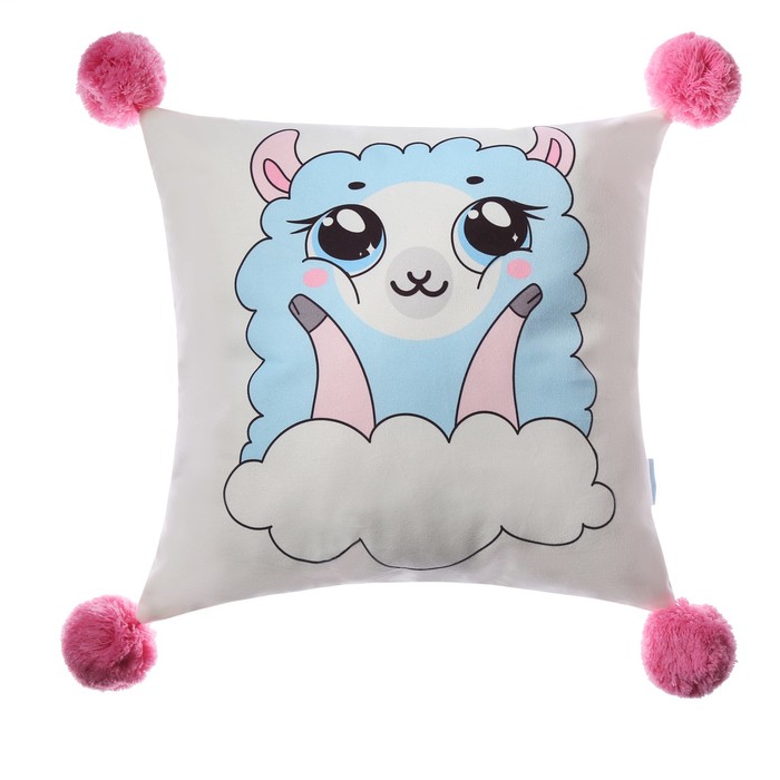 Подушка декоративная Крошка Я «Радужная лама», СОРТ 2, 45х45 см, велюр, 100% полиэстер 
Подушка декоративная Крошка Я «Радужная лама», СОРТ 2, 45х45 см, велюр, 100% полиэстер