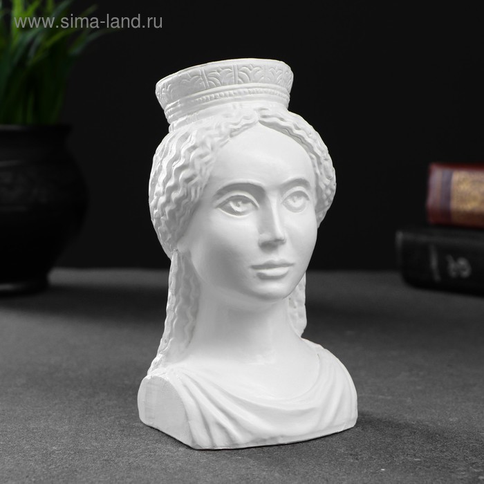 Фигура "Богиня Тэхе (Судьба)" белая 12х10см 
Фигура "Богиня Тэхе (Судьба)" белая 12х10см