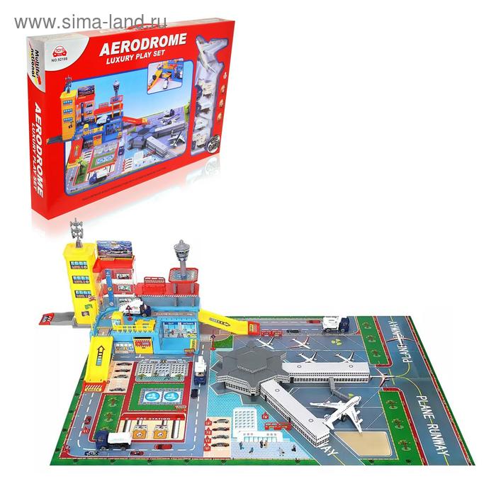 Парковка «Аэропорт», с 4 металлическими машинами и самолётом
Парковка «Аэропорт», с 4 металлическими машинами и самолётом