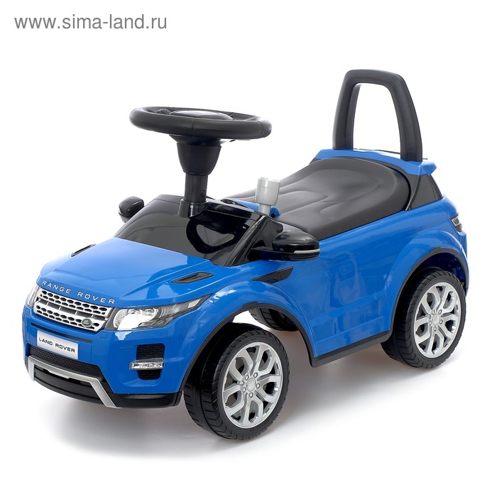 Толокар Land Rover Evoque, звуковые эффекты, цвет синий
Толокар Land Rover Evoque, звуковые эффекты, цвет синий