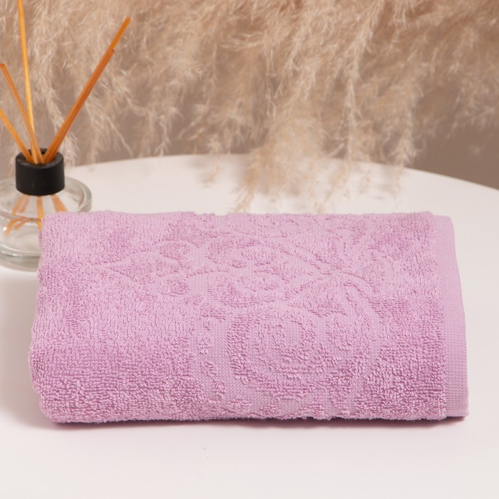 Полотенце махровое «Romance» цвет сирень, 50х90, 330 гр/м
Полотенце махровое «Romance» цвет сирень, 50х90, 330 гр/м