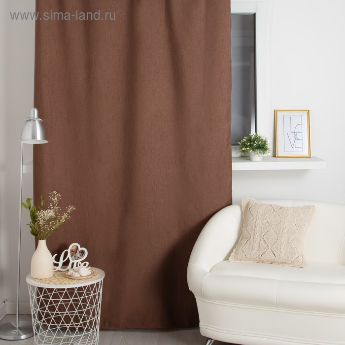 Штора портьерная Blackout Derby 038 DRP T 140х270 см, шоколад, пэ 100%
Штора портьерная Blackout Derby 038 DRP T 140х270 см, шоколад, пэ 100%