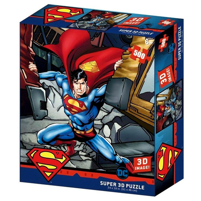 3D Пазл «Сила Супермена», 500 элементов
3D Пазл «Сила Супермена», 500 элементов