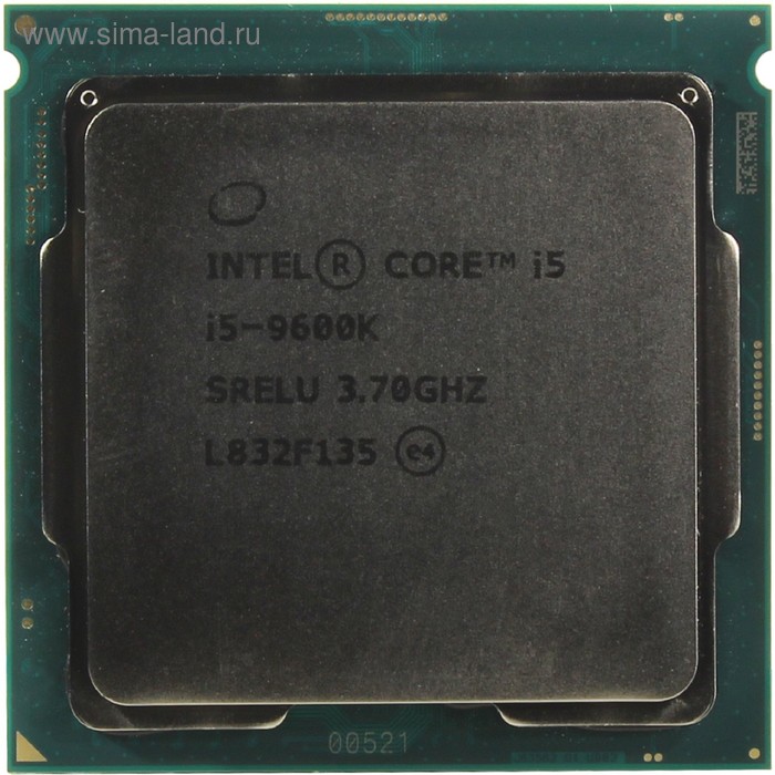 Процессор Intel Core i5-9600K ORIGINAL, 3.7GHz, 6core, SVGA, UHD 630, 9Мб, 95W, OEM
Процессор Intel Core i5-9600K ORIGINAL, 3.7GHz, 6core, SVGA, UHD 630, 9Мб, 95W, OEM