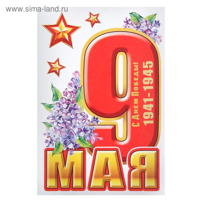 Набор наклеек на авто "9 Мая" цветы, 17 х 25 см
Набор наклеек на авто "9 Мая" цветы, 17 х 25 см