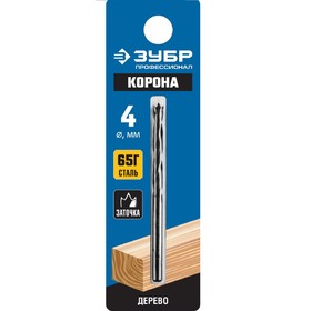 Сверло спиральное "ЗУБР" 29421-070-04_z01, по дереву, 4х70 мм, М-образная заточка, сталь
Сверло спиральное "ЗУБР" 29421-070-04_z01, по дереву, 4х70 мм, М-образная заточка, сталь