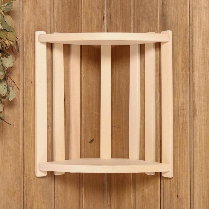 Полка деревянная, угловая, двухуровневая 34,5х32х14 см
Полка деревянная, угловая, двухуровневая 34,5х32х14 см