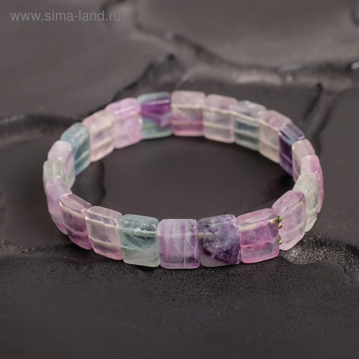 Браслет прямоугольник, пластина гранёная 1,2*1см "Флюорит"
Браслет прямоугольник, пластина гранёная 1,2*1см "Флюорит"