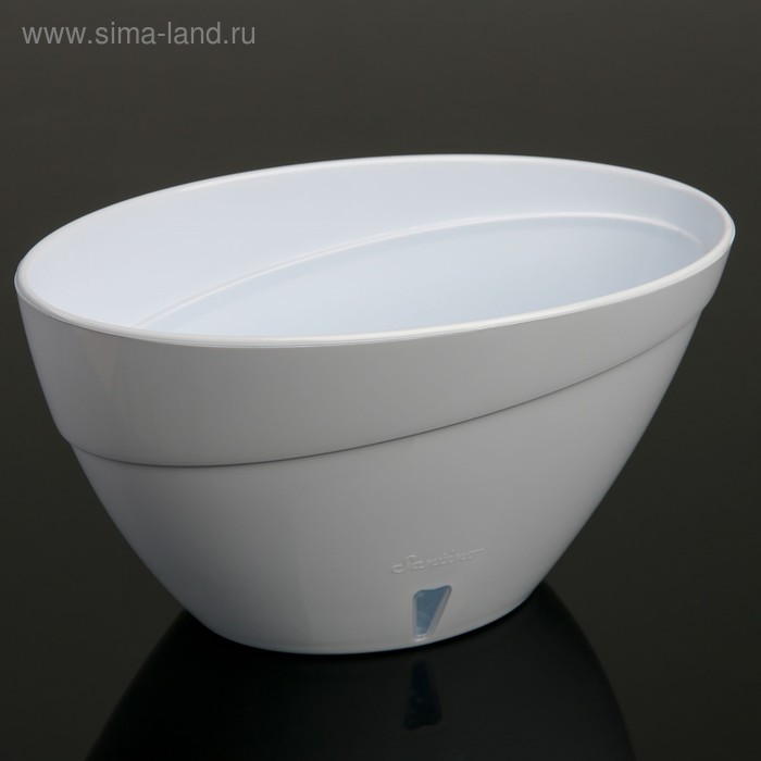 Кашпо с прикорневым поливом Calipso, 2 л, цвет белый
Кашпо с прикорневым поливом Calipso, 2 л, цвет белый