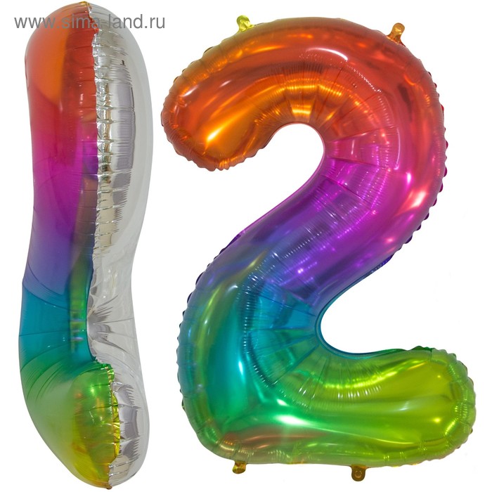 Шар фольгированный 34" «Цифра два», мармеладный леденец, градиент
Шар фольгированный 34" «Цифра два», мармеладный леденец, градиент